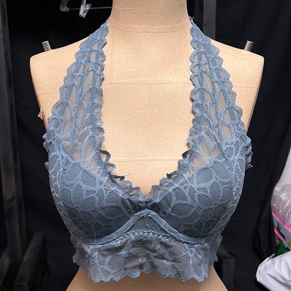 Women’s Pink Victoria’s Secret grey bralette size small